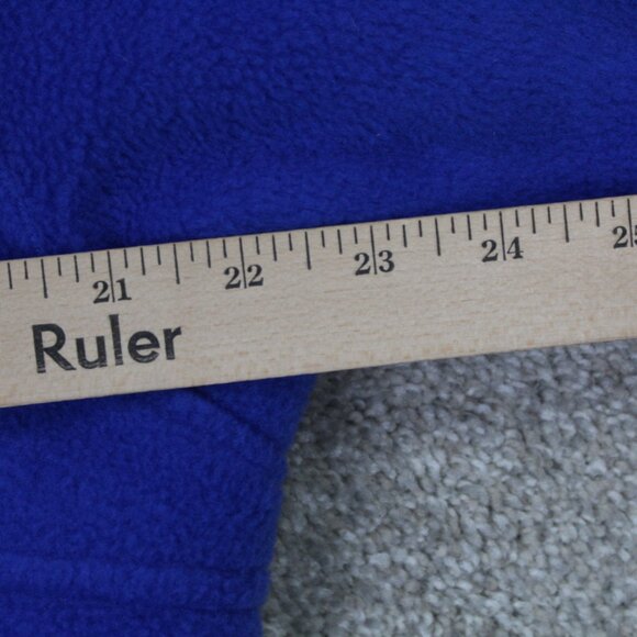 REI Sweater Jacket Women 16 Blue Fleece Polyester Zip Pockets Full Zip Coat - Picture 12 of 13